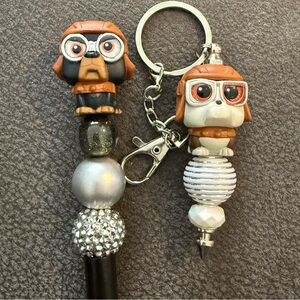 Betta and Gamma Pen and Keychain Set